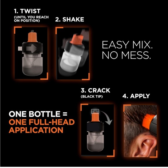 L'OREAL MEN EXPERT ONE-TWIST HAIR COLOUR 05 LIGHT-MEDIUM BROWN - NEW, NO BOX - Picture 4 of 4